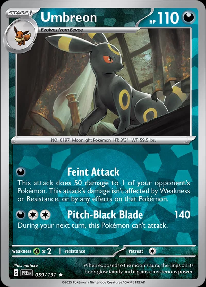 Umbreon, catalogue front