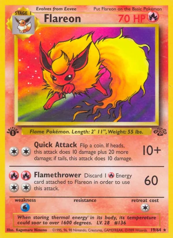 Flareon, catalogue front