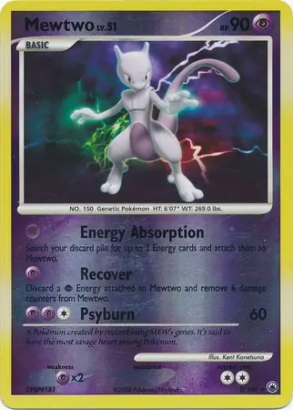Mewtwo, catalogue front