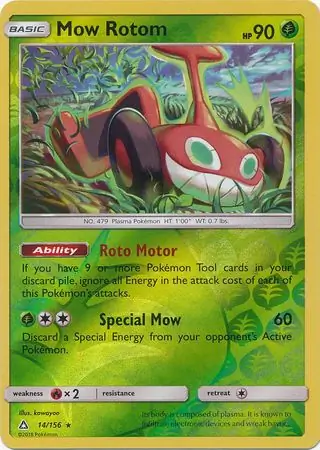 Mow Rotom, catalogue front
