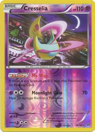 Cresselia, catalogue front