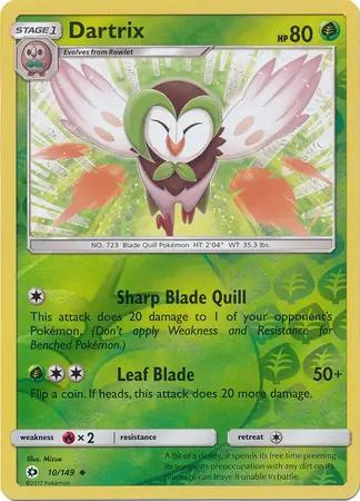 Dartrix, catalogue front