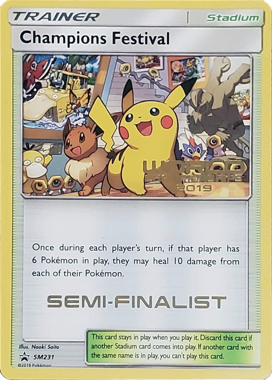 Champions Festival, catalogue front