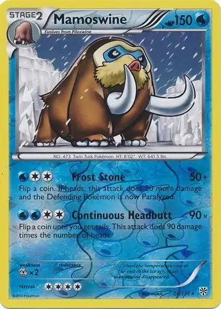 Mamoswine, catalogue front