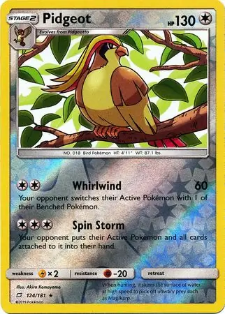 Pidgeot, catalogue front