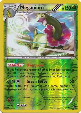Meganium, catalogue front