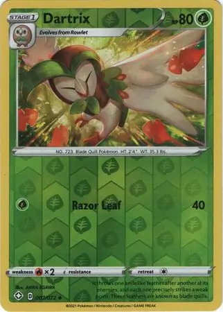 Dartrix, catalogue front