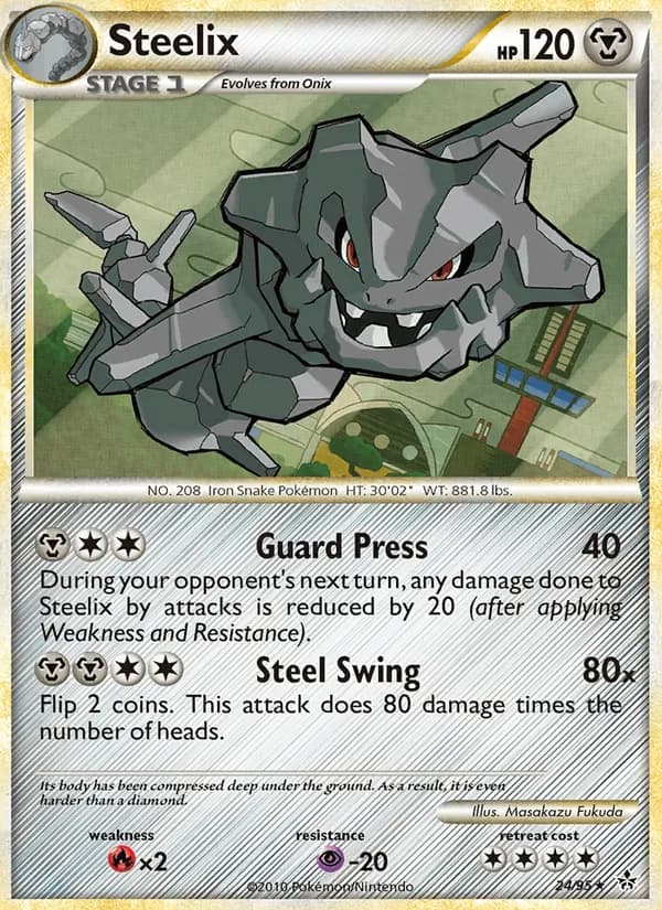 Steelix, catalogue front