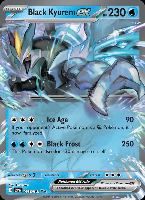 Black Kyurem ex, catalogue front