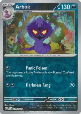 Arbok, catalogue front