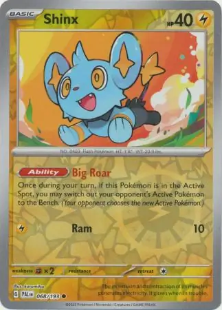 Shinx, catalogue front