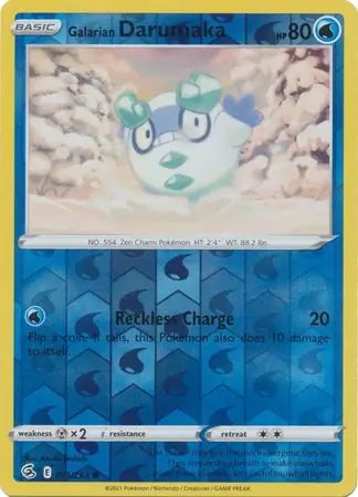 Galarian Darumaka, catalogue front
