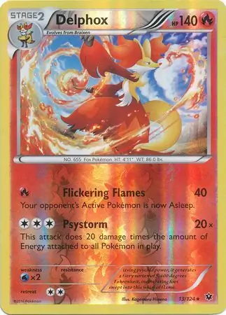 Delphox, catalogue front