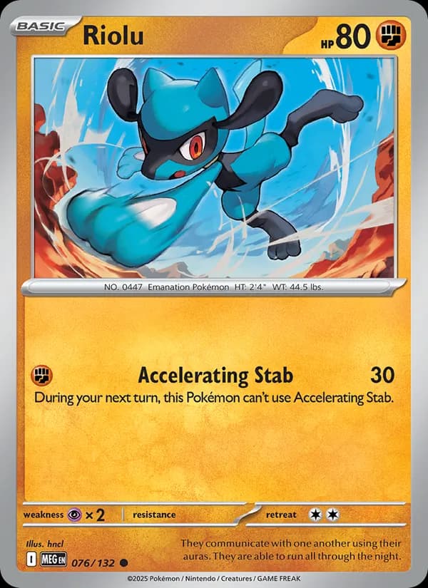 Riolu, catalogue front