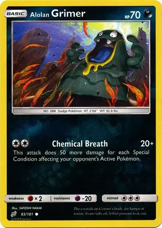 Alolan Grimer, catalogue front