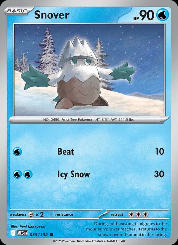 Snover, catalogue front