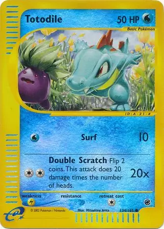 Totodile, catalogue front