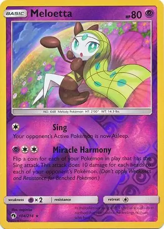 Meloetta, catalogue front