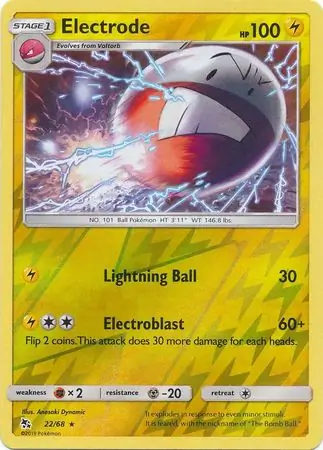Electrode, catalogue front