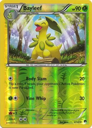 Bayleef, catalogue front