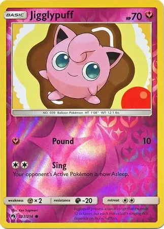 Jigglypuff, catalogue front