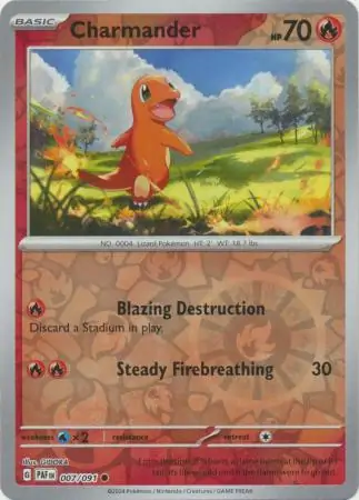 Charmander, catalogue front