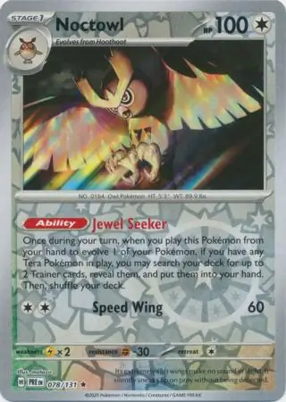 Noctowl, catalogue front