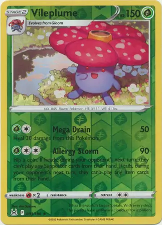 Vileplume, catalogue front