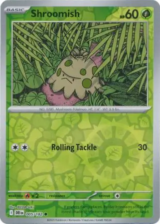 Shroomish, catalogue front