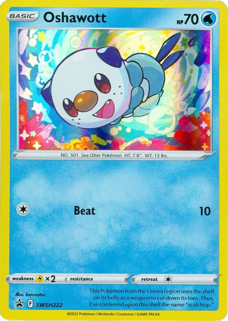 Oshawott, catalogue front