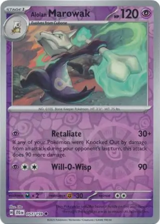 Alolan Marowak, catalogue front