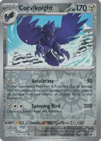 Corviknight, catalogue front