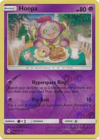 Hoopa, catalogue front