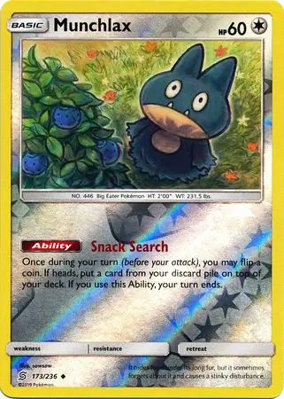 Munchlax, catalogue front