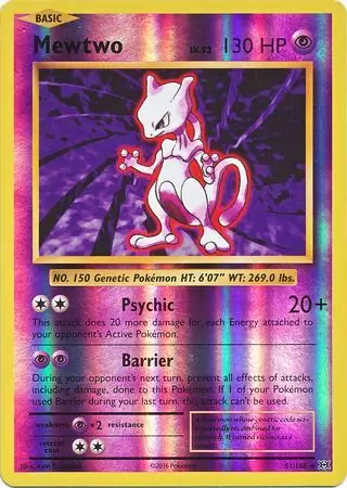 Mewtwo, catalogue front