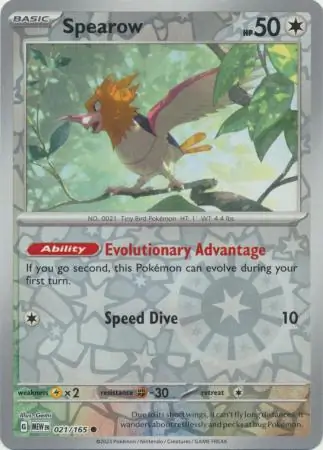 Spearow, catalogue front