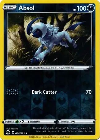 Absol, catalogue front