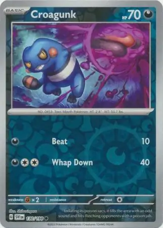 Croagunk, catalogue front