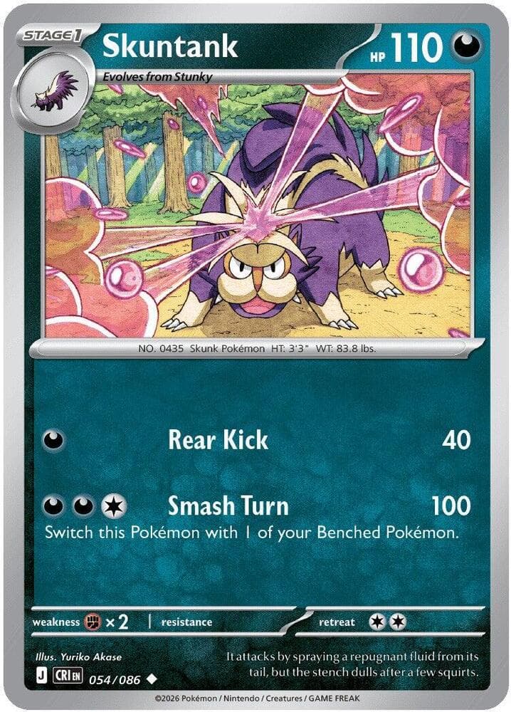 Skuntank, catalogue front