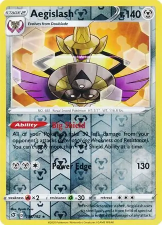 Aegislash, catalogue front