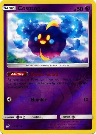 Cosmog, catalogue front
