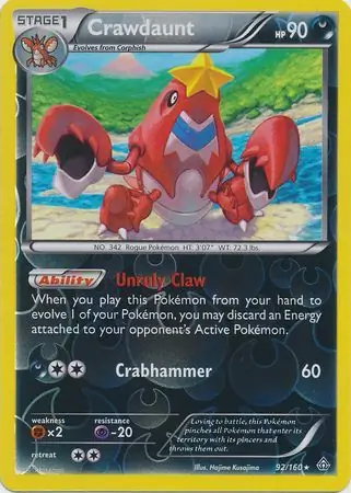 Crawdaunt, catalogue front