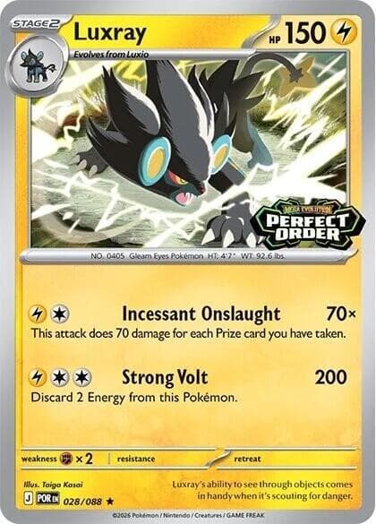 Luxray, catalogue front