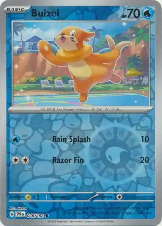 Buizel, catalogue front