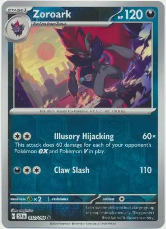 Zoroark, catalogue front