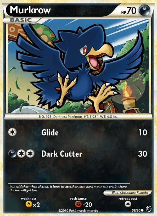 Murkrow, catalogue front
