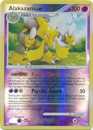 Alakazam, catalogue front