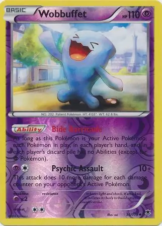 Wobbuffet, catalogue front
