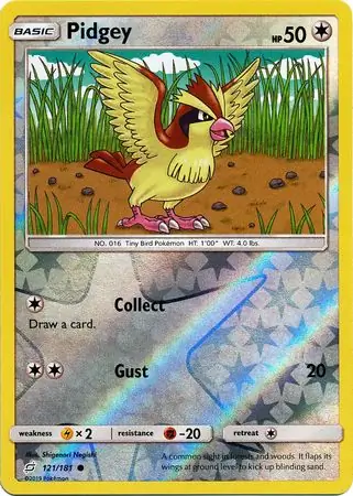 Pidgey, catalogue front