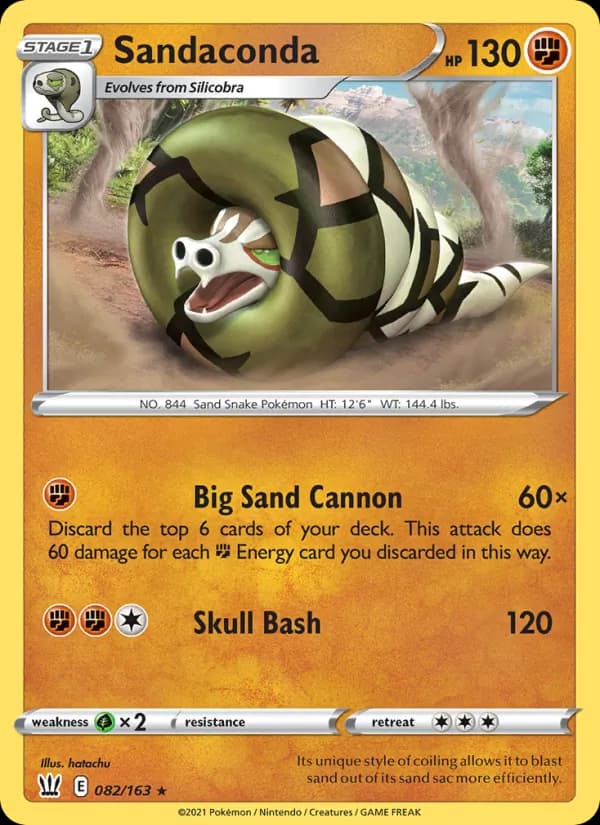 Sandaconda, catalogue front